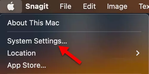 system settings on macos