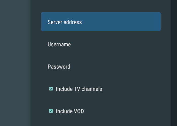 streaming line details input