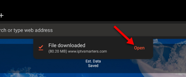 Install IPTV Smarters Pro manually on Android with APK file