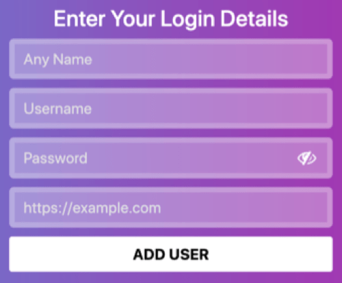 login details