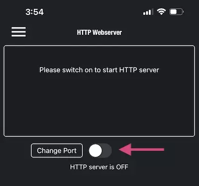 enabling web server