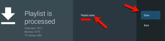 playlist processed