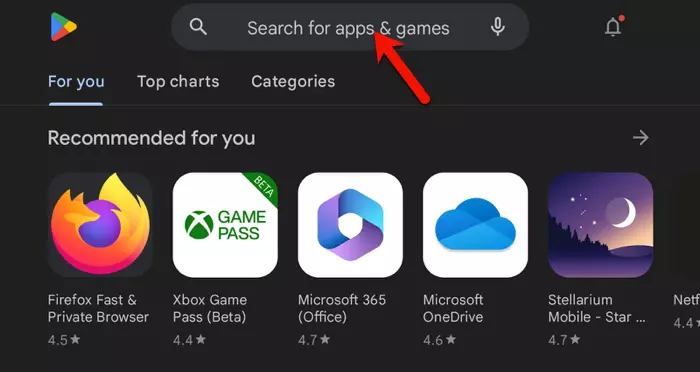 Install XCIPTV player application on android devices