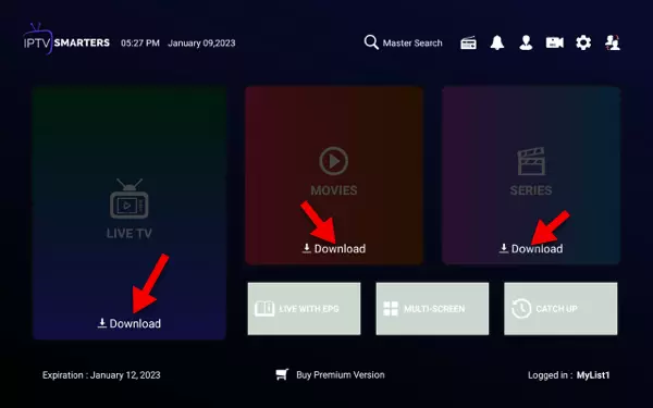 download iptv playlist