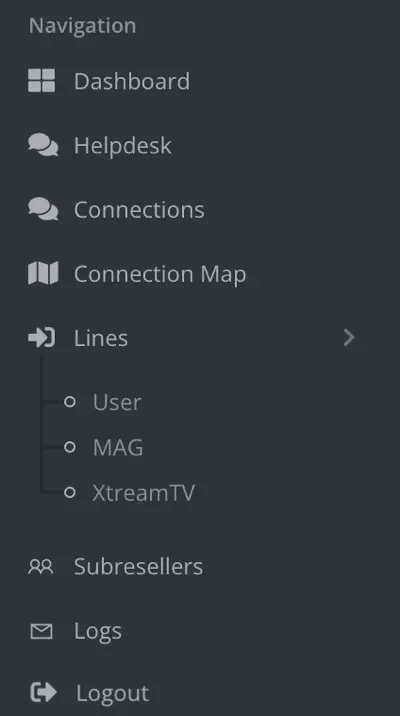 IPTV Reseller Panel